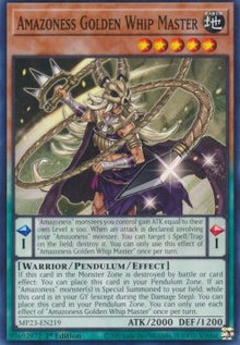 Amazoness Golden Whip Master - 25th Anniversary Tin: Dueling Heroes Mega Pack (Common) [MP23-219]