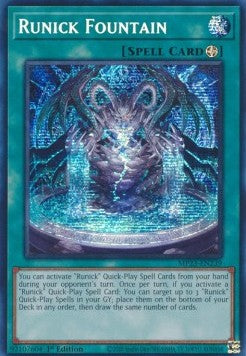 Runick Fountain - 25th Anniversary Tin: Dueling Heroes Mega Pack (Secret Rare) [MP23-239]