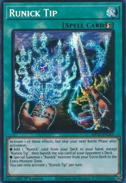Runick Tip - 25th Anniversary Tin: Dueling Heroes Mega Pack (Secret Rare) [MP23-241]