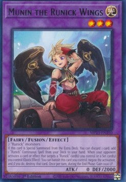 Munin the Runick Wings - 25th Anniversary Tin: Dueling Heroes Mega Pack (Rare) [MP23-250]
