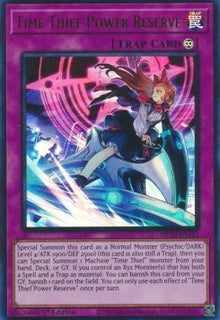 Time Thief Power Reserve - 25th Anniversary Tin: Dueling Heroes Mega Pack (Ultra Rare) [MP23-282]