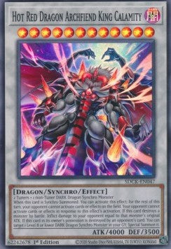 Hot Red Dragon Archfiend King Calamity - Structure Deck: The Crimson King (Super Rare) [SDCK-047]