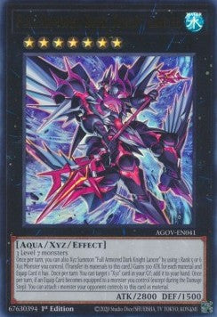 Full Armored Dark Knight Lancer (V.1 - Ultra Rare) - Age of Overlord (Ultra Rare) [AGOV-041]