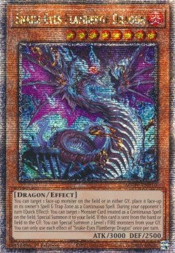 Snake-Eyes Flamberge Dragon (V.2 - Quarter Century Secret Rare) - Age of Overlord (Quarter Century Secret Rare) [AGOV-010]