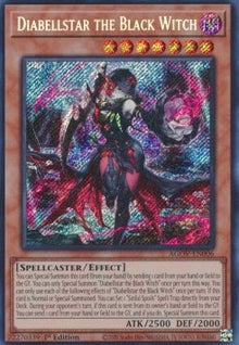 Diabellstar the Black Witch (V.1 - Secret Rare) - Age of Overlord (Secret Rare) [AGOV-006]