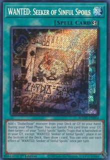 WANTED: Seeker of Sinful Spoils (V.1 - Secret Rare) - Age of Overlord (Secret Rare) [AGOV-054]