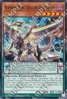 Supreme King Dragon Darkwurm - OTS Tournament Pack 23 (Common) [OP23-018]