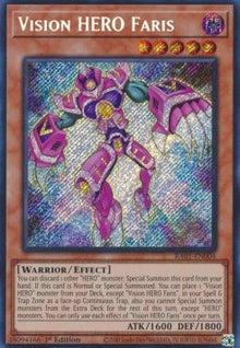 Vision HERO Faris (V.3 - Secret Rare) - 25th Anniversary Rarity Collection (Secret Rare) [RA01-004]