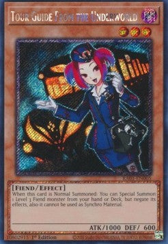Tour Guide From the Underworld (V.4 - Platinum Secret Rare) - 25th Anniversary Rarity Collection (Platinum Secret Rare) [RA01-005]