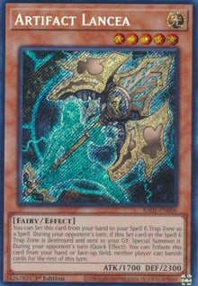 Artifact Lancea (V.3 - Secret Rare) - 25th Anniversary Rarity Collection (Secret Rare) [RA01-006]