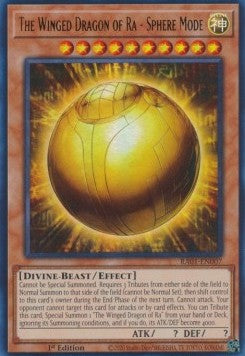 The Winged Dragon of Ra - Sphere Mode (V.2 - Ultra Rare) - 25th Anniversary Rarity Collection (Ultra Rare) [RA01-007]