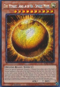 The Winged Dragon of Ra - Sphere Mode (V.4 - Platinum Secret Rare) - 25th Anniversary Rarity Collection (Platinum Secret Rare) [RA01-007]