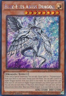 Blue-Eyes Abyss Dragon (V.4 - Platinum Secret Rare) - 25th Anniversary Rarity Collection (Platinum Secret Rare) [RA01-016]