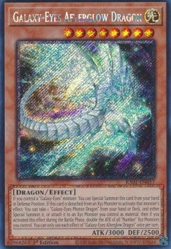 Galaxy-Eyes Afterglow Dragon (V.4 - Platinum Secret Rare) - 25th Anniversary Rarity Collection (Platinum Secret Rare) [RA01-017]
