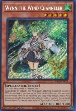 Wynn the Wind Channeler (V.3 - Secret Rare) - 25th Anniversary Rarity Collection (Secret Rare) [RA01-018]