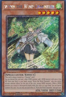 Wynn the Wind Channeler (V.4 - Platinum Secret Rare) - 25th Anniversary Rarity Collection (Platinum Secret Rare) [RA01-018]