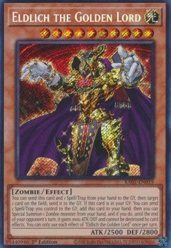 Eldlich the Golden Lord (V.3 - Secret Rare) - 25th Anniversary Rarity Collection (Secret Rare) [RA01-019]