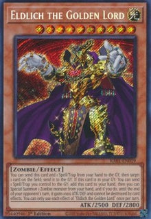 Eldlich the Golden Lord (V.3 - Secret Rare) - 25th Anniversary Rarity Collection (Secret Rare) [RA01-019]