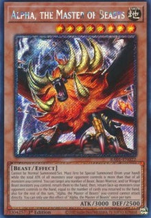 Alpha, the Master of Beasts (V.4 - Platinum Secret Rare) - 25th Anniversary Rarity Collection (Platinum Secret Rare) [RA01-022]