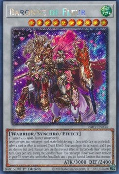 Baronne de Fleur (V.4 - Platinum Secret Rare) - 25th Anniversary Rarity Collection (Platinum Secret Rare) [RA01-034]