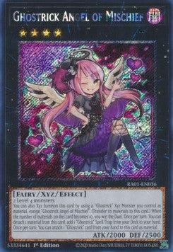 Ghostrick Angel of Mischief (V.4 - Platinum Secret Rare) - 25th Anniversary Rarity Collection (Platinum Secret Rare) [RA01-036]