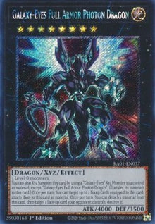 Galaxy-Eyes Full Armor Photon Dragon (V.4 - Platinum Secret Rare) - 25th Anniversary Rarity Collection (Platinum Secret Rare) [RA01-037]