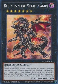 Red-Eyes Flare Metal Dragon (V.1 - Super Rare) - 25th Anniversary Rarity Collection (Super Rare) [RA01-038]