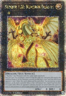 Number 100: Numeron Dragon (V.5 - Quarter Century Secret Rare) - 25th Anniversary Rarity Collection (Quarter Century Secret Rare) [RA01-039]