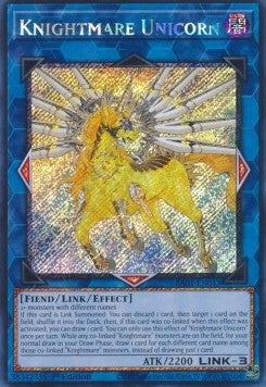 Knightmare Unicorn (V.4 - Platinum Secret Rare) - 25th Anniversary Rarity Collection (Platinum Secret Rare) [RA01-043]