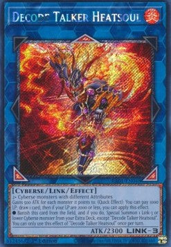 Decode Talker Heatsoul (V.4 - Platinum Secret Rare) - 25th Anniversary Rarity Collection (Platinum Secret Rare) [RA01-048]