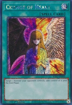 Change of Heart (V.4 - Platinum Secret Rare) - 25th Anniversary Rarity Collection (Platinum Secret Rare) [RA01-050]