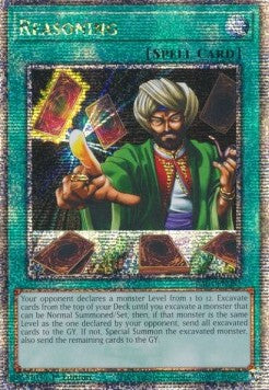 Reasoning (V.5 - Quarter Century Secret Rare) - 25th Anniversary Rarity Collection (Quarter Century Secret Rare) [RA01-052]