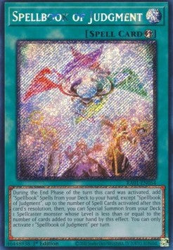 Spellbook of Judgment (V.4 - Platinum Secret Rare) - 25th Anniversary Rarity Collection (Platinum Secret Rare) [RA01-054]