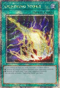 Lightning Storm (V.5 - Quarter Century Secret Rare) - 25th Anniversary Rarity Collection (Quarter Century Secret Rare) [RA01-061]