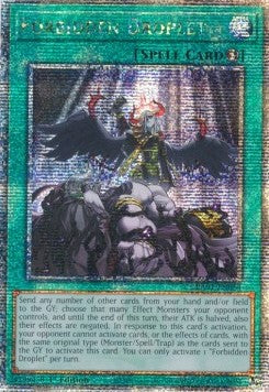 Forbidden Droplet (V.5 - Quarter Century Secret Rare) - 25th Anniversary Rarity Collection (Quarter Century Secret Rare) [RA01-064]