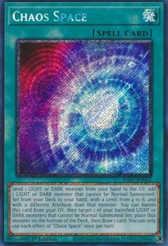 Chaos Space (V.4 - Platinum Secret Rare) - 25th Anniversary Rarity Collection (Platinum Secret Rare) [RA01-065]