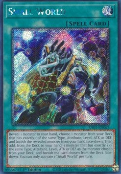 Small World (V.4 - Platinum Secret Rare) - 25th Anniversary Rarity Collection (Platinum Secret Rare) [RA01-067]