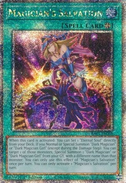 Magician's Salvation (V.5 - Quarter Century Secret Rare) - 25th Anniversary Rarity Collection (Quarter Century Secret Rare) [RA01-068]