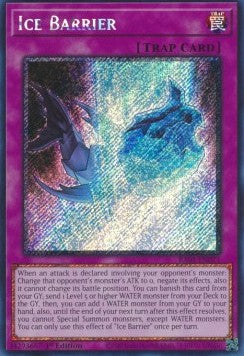 Ice Barrier (V.4 - Platinum Secret Rare) - 25th Anniversary Rarity Collection (Platinum Secret Rare) [RA01-071]
