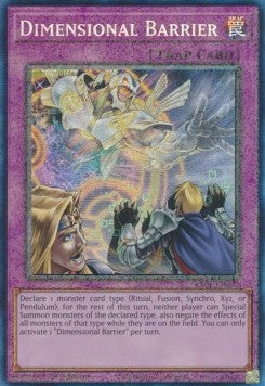 Dimensional Barrier (V.6 - Collectors Rare) - 25th Anniversary Rarity Collection (Collectors Rare) [RA01-072]