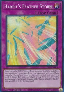 Harpie's Feather Storm (V.1 - Super Rare) - 25th Anniversary Rarity Collection (Super Rare) [RA01-073]