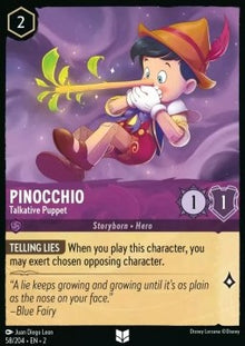 Pinocchio - Talkative Puppet - Rise of the Floodborn (Uncommon) [2ROF-58]