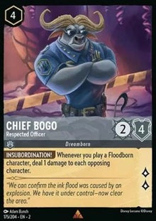 Chief Bogo - Respected Officer - Rise of the Floodborn (Rare) [2ROF-175]