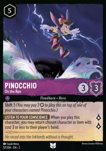 Pinocchio - On the Run - Rise of the Floodborn (Uncommon) [2ROF-57]