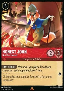 Honest John - Not That Honest - Rise of the Floodborn (Rare) [2ROF-109]