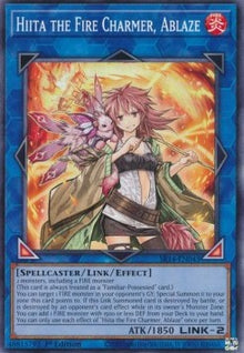 Hiita the Fire Charmer, Ablaze - Structure Deck: Fire Kings (Common) [SR14-043]
