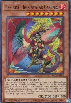 Fire King High Avatar Garunix - Structure Deck: Fire Kings (Common) [SR14-046]