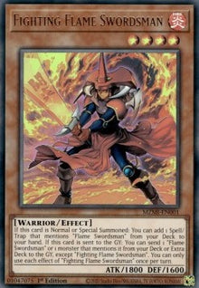 Fighting Flame Swordsman (V.1 - Ultra Rare) - Maze of Millennia (Ultra Rare) [MZMI-001]