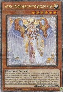 Saffira, Dragon Queen of the Voiceless Voice (V.2 - Quarter Century Secret Rare) - Phantom Nightmare (Quarter Century Secret Rare) [PHNI-020]