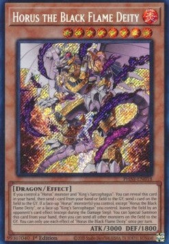 Horus the Black Flame Deity (V.1 - Secret Rare) - Phantom Nightmare (Secret Rare) [PHNI-018]